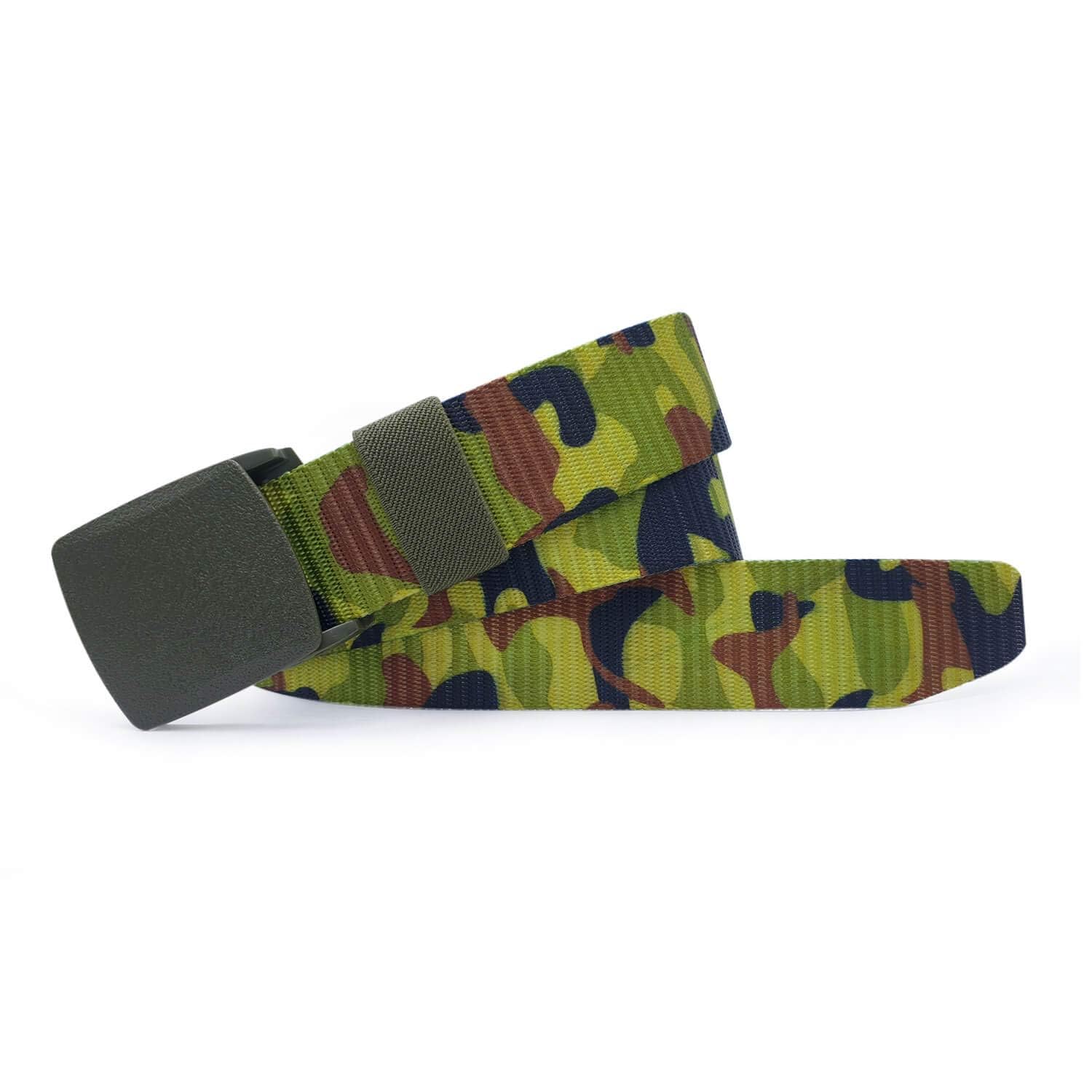Creature Nylon Woven Fabric Casual Belt for Men (GREEN) BL-044-GRN