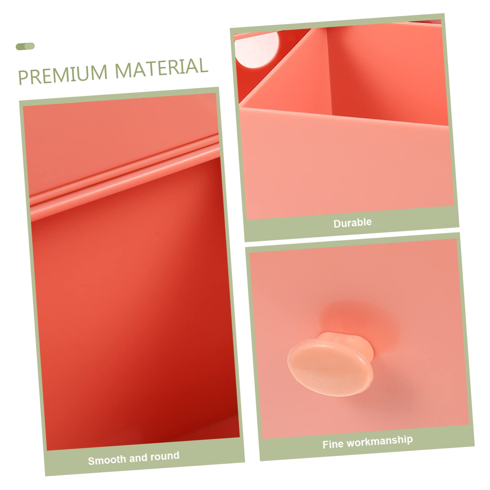 Set di 8 contenitori impilabili per cosmetici, con piccoli cassetti e portamatite, in plastica, da scrivania, per ufficio