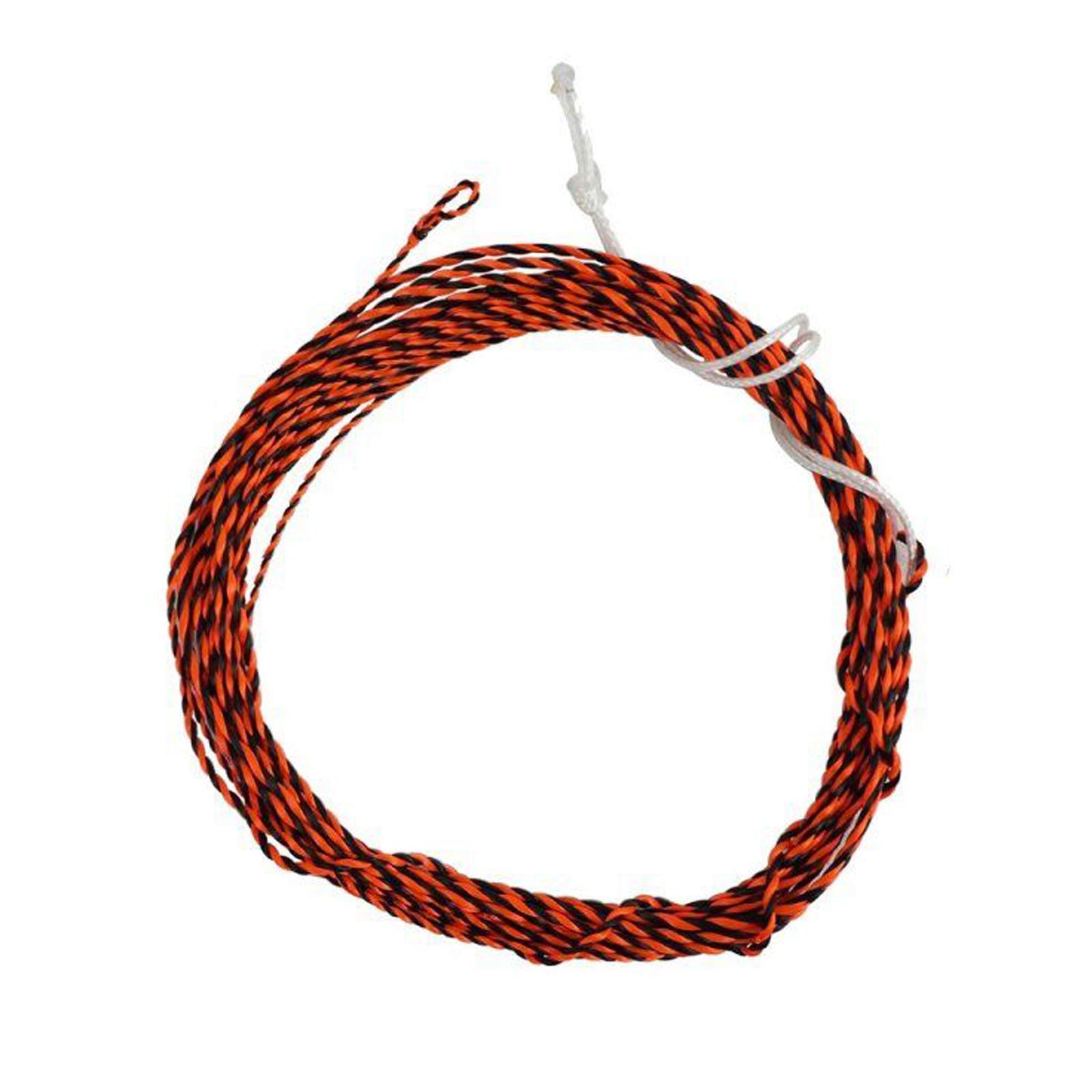 Ligne Tenkara Riverruns – Tressée Flottante 3,6 M – Polyester PET, Sans Nœud – Jaune/vert/noir