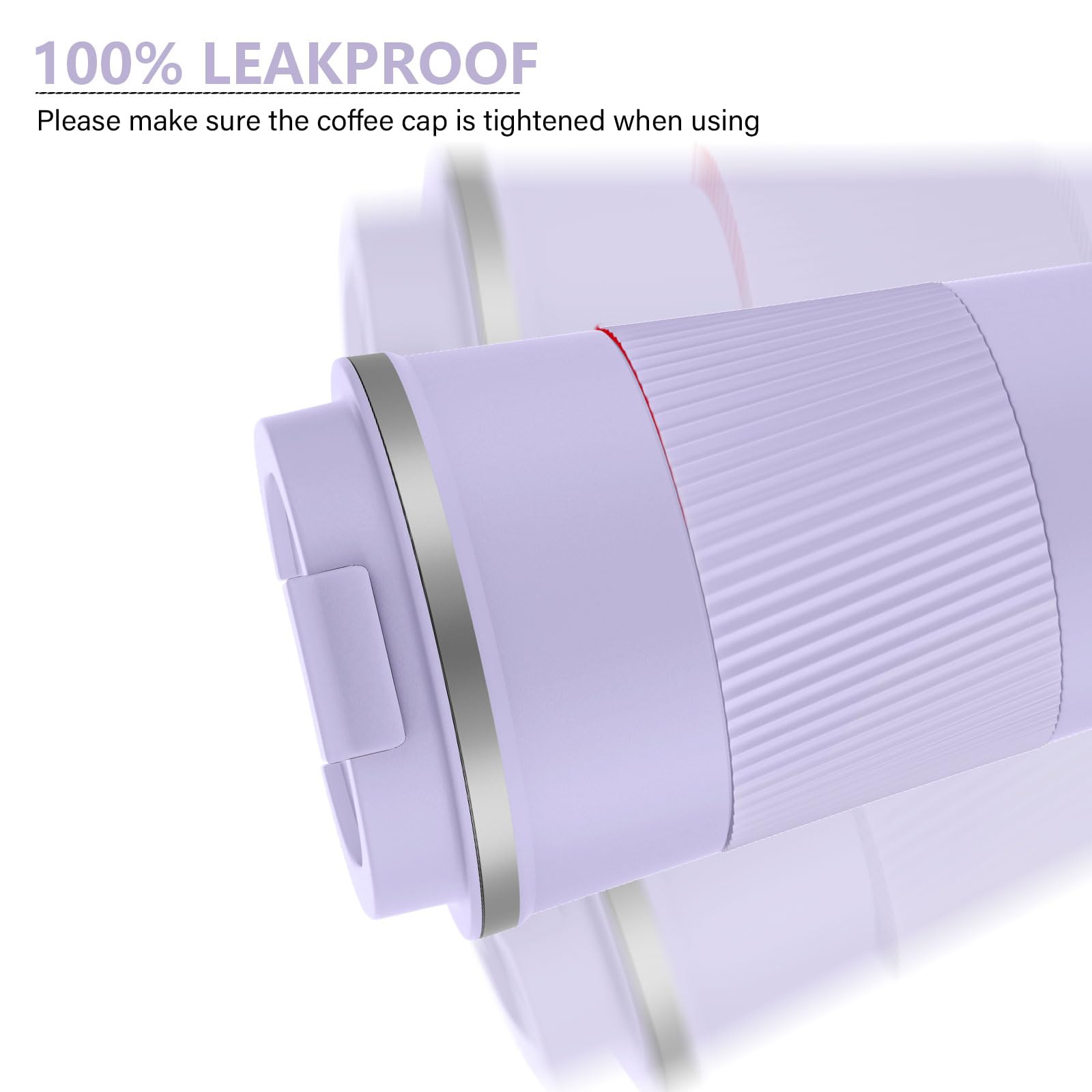 MOMSIV Coffee Cup, Insulated Coffee Cup with Leakproof Lid - Image 4