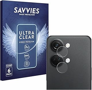 Savvies Screen Protector compatible with OnePlus Nord 3 5G (ONLY Camera) Protection Film Clear 6-Pack
