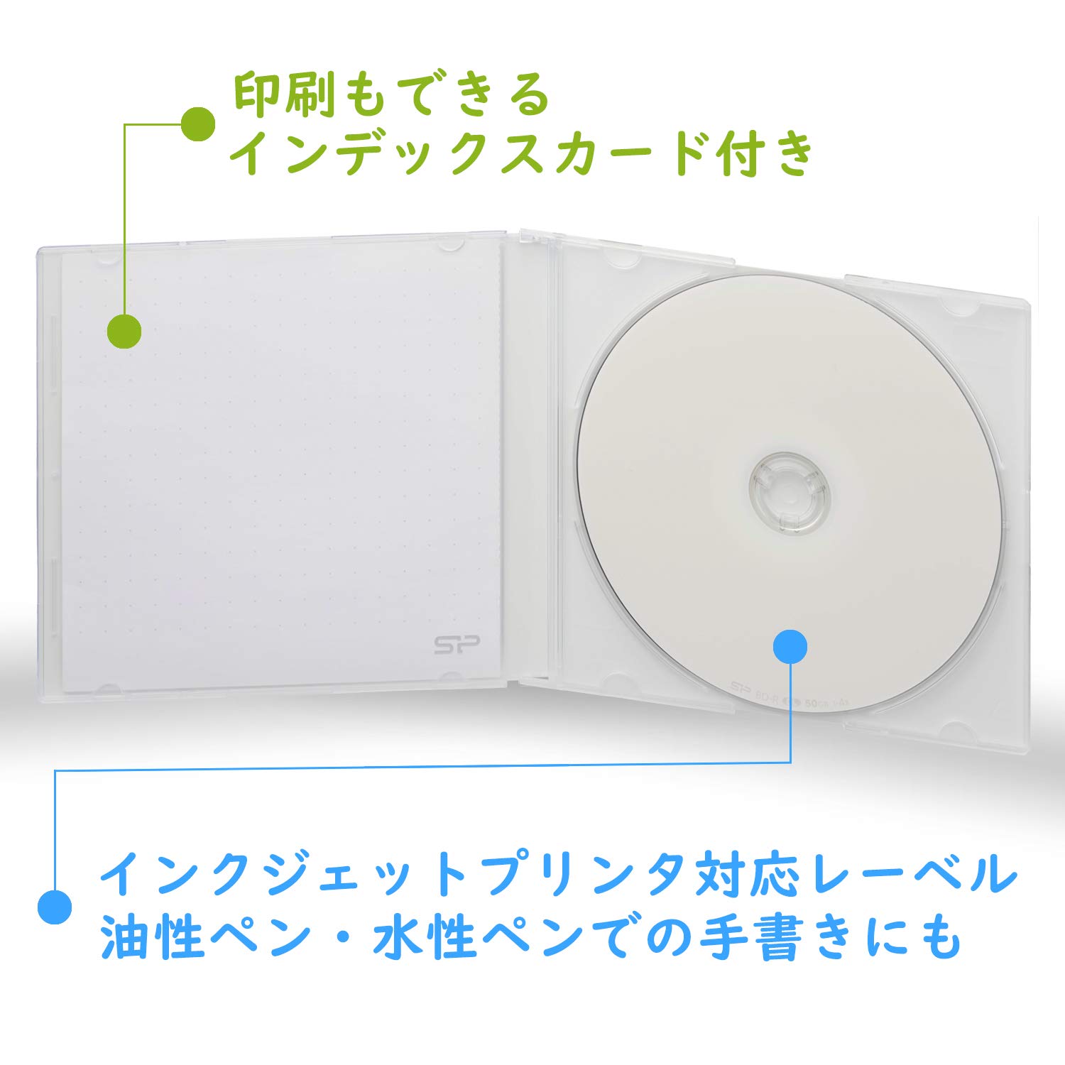 Amazon.co.jp: シリコンパワー SP Silicon Power録画用 4倍速対応 BD-R