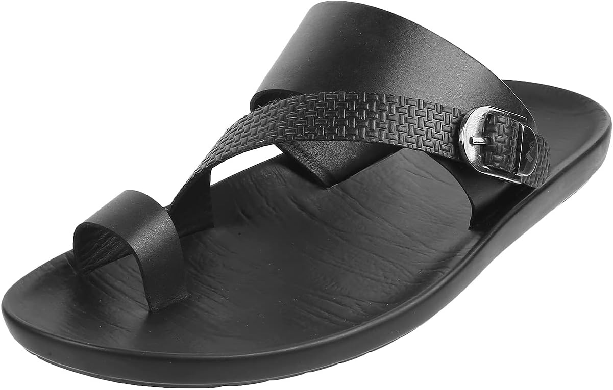 Metro Mens Leather Slippers Size UK EU