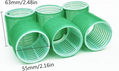 Hair Rollers, 12 Pack Self Grip Salon Hairdressing Curlers, Hair Curlers Sets, Diy Curly Hairstyle, Colors May Vary, Jumbo #TOP1