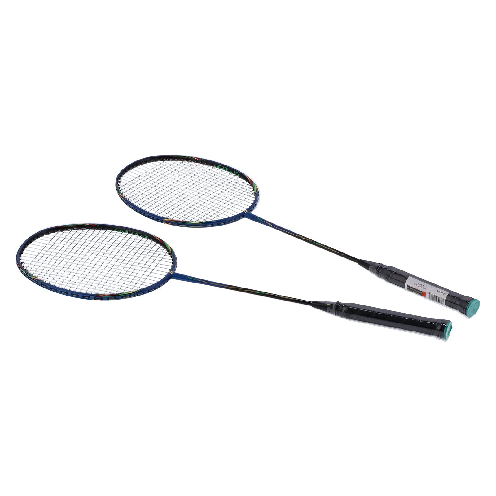 Set di Racchette da Badminton per 2 Giocatori in Composito di Carbonio Leggero per Sport All'aria Aperta per Adulti 2 unità
