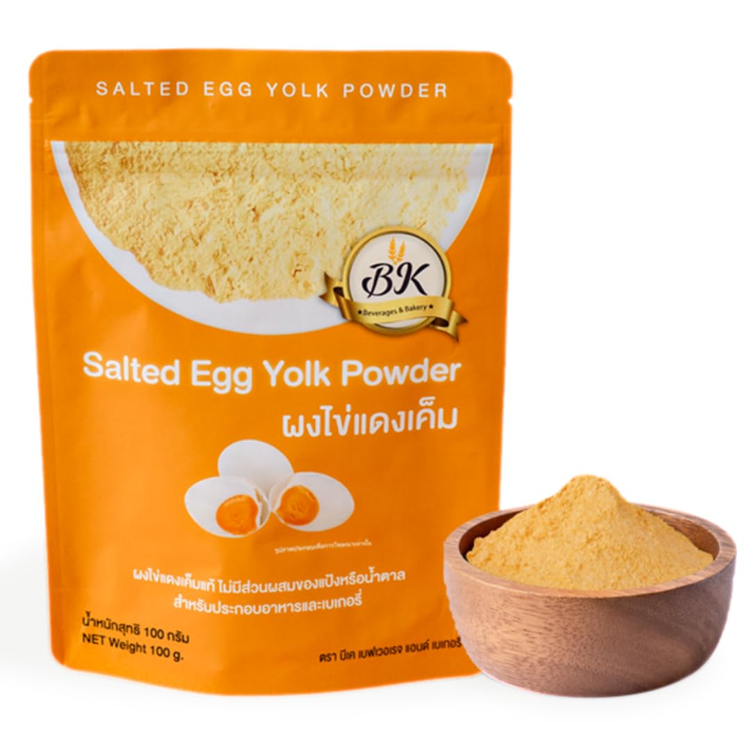 Salted Egg Yolk Powder for Baking & Cooking Shake Mixed - Rich & Creamy Flavor for Sweet & Savory Dishes, Perfect for Fillings, Sauces, Squid & Chili