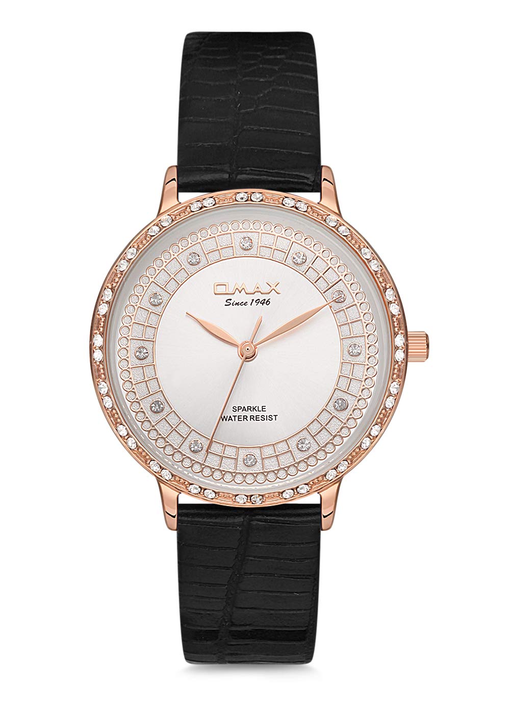 OMAX Analog Silver Dial Women’s Watch with Rose Gold Index - SPL01R62I (B07M5M5Z44) Amazon Price History, Amazon Price Tracker