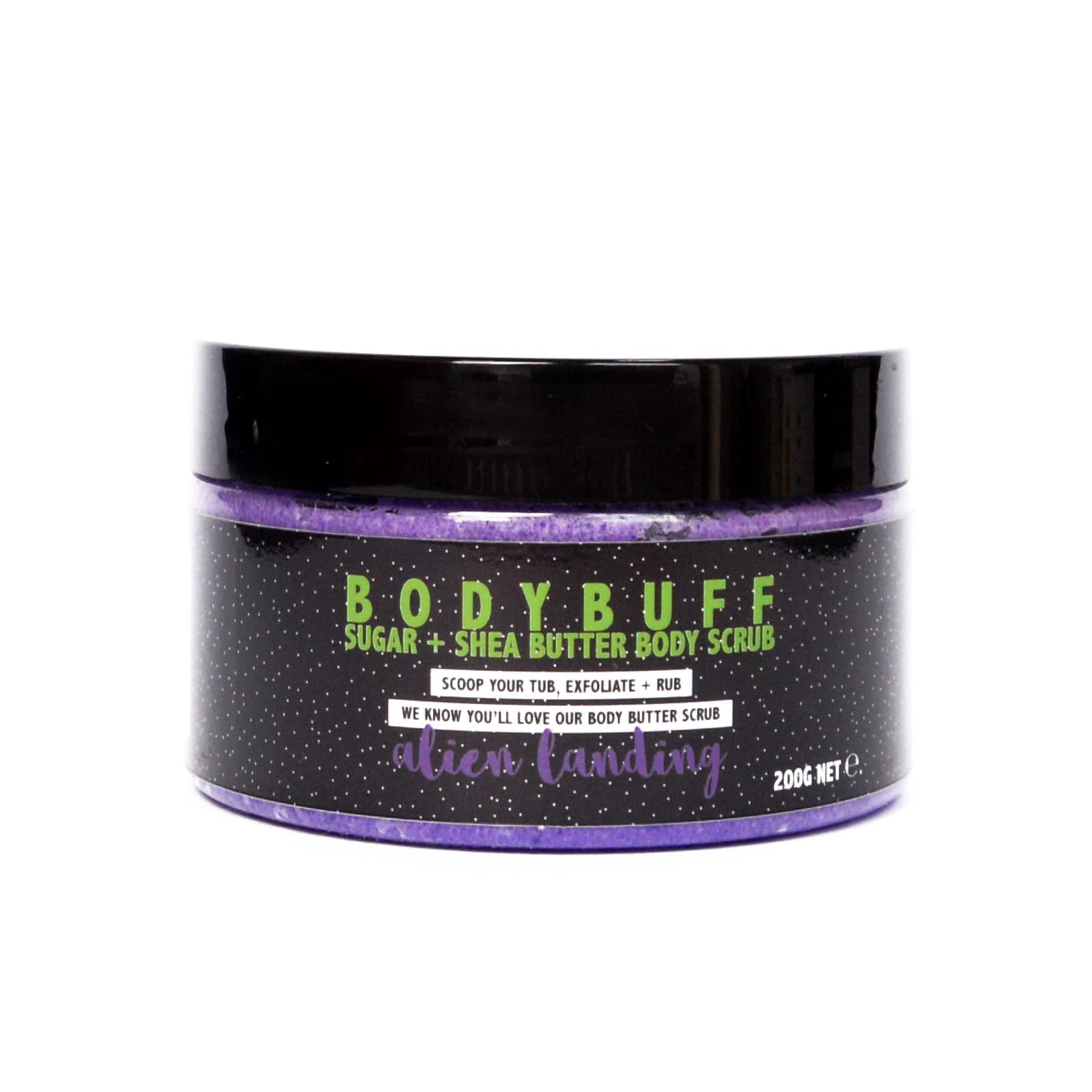 Emily VictoriaBody Buff Sugar & Shea Butter Body Scrub - Alien Landing Floral Scent 200g