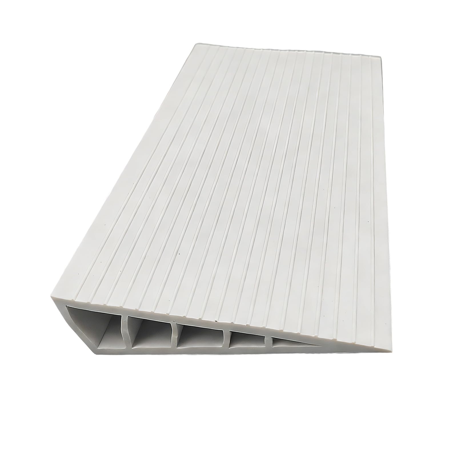 Cuttable Wheelchair Ramps, Adhesive PVC Threshold Design for Indoor Outdoor Nonslip Easy Installation Cuttable Wheelchair Ramps Adhesive PVC Threshold Design for Indoor Outdoor Nonslip Easy