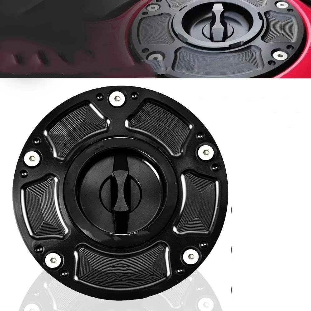 Tapa Del Depósito Combustible Motocicleta Con Sistema Liberación Rápida Sin Llave Para DUCATI Para Panigale V4 V4S V4R V2 Para Streetfighter V4 V2(Blue Type-S)