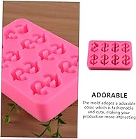 Vista 8 de Silicone Molds Molder Mold for Chocolate Molde Para Chocoflan Molds for Baking Sign Silicone Moulds Supple Candy Mold Manual Cake Decoration