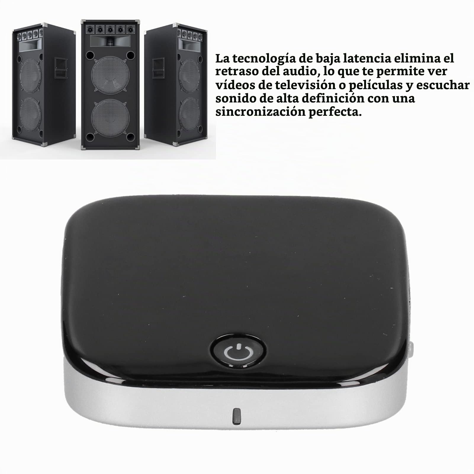 Adaptador De Audio Bluetooth 5.0 BTI-029, Receptor Y Transmisor Inalámbrico 2 En 1, Adaptador De Baja Latencia con TOSLINK Y 3,5 Mm (AUX Y ) para TV