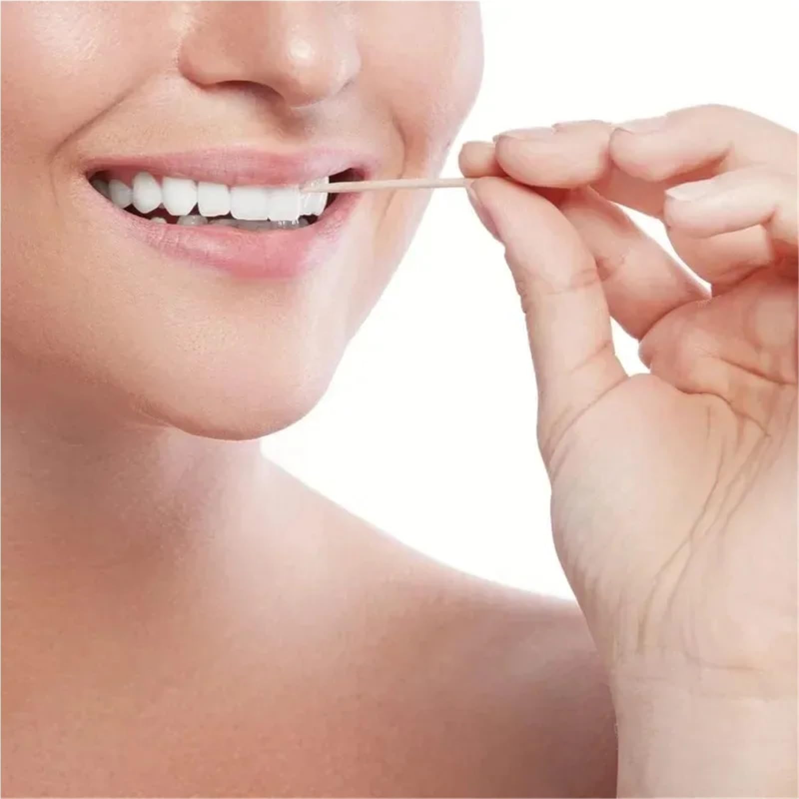 Bastoncini stuzzicadenti in legno ricarica - 10 scatole da 500 pezzi ciascuna a doppia testa in bambù naturale, strumento portatile usa e getta for la pulizia dei denti for il ristorante dell'hotel