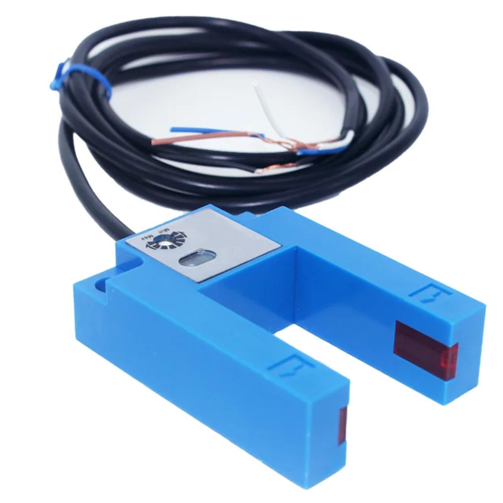 E3S Kwadratowy czujnik optyczny wiązki przelotowej z przełącznikiem NPN PNP NO+NC i odległością wykrywania od 30 mm do 50 mm.(BPC-QD5)
