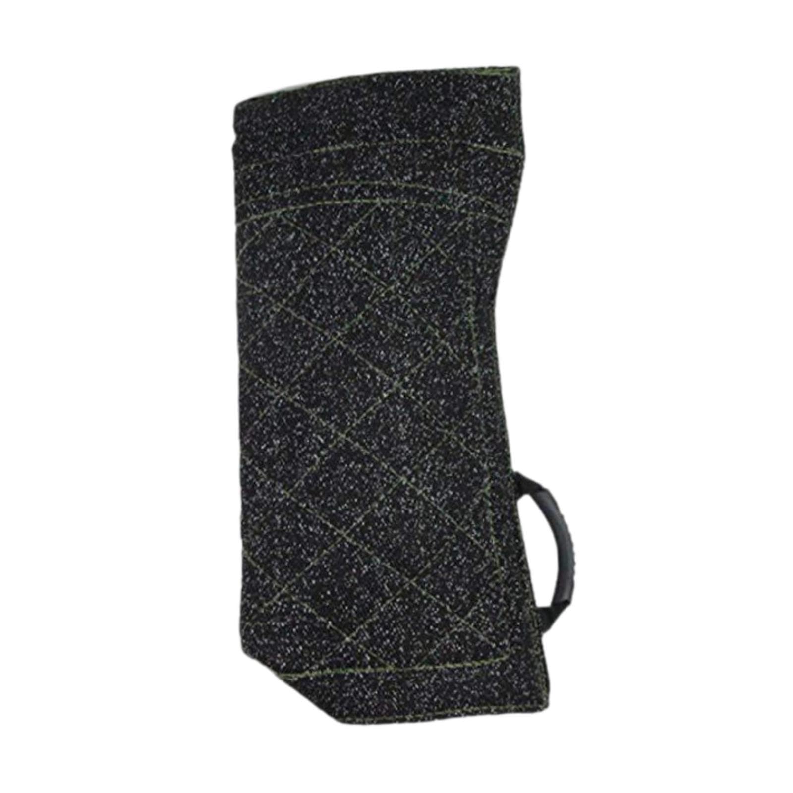 Dog Bite Sleeve Dog Training Arm Sleeve Sturdy Training Equipment Arm Protection for Medium Large Dogs Tugging Toy Biting, Black yarn nylon