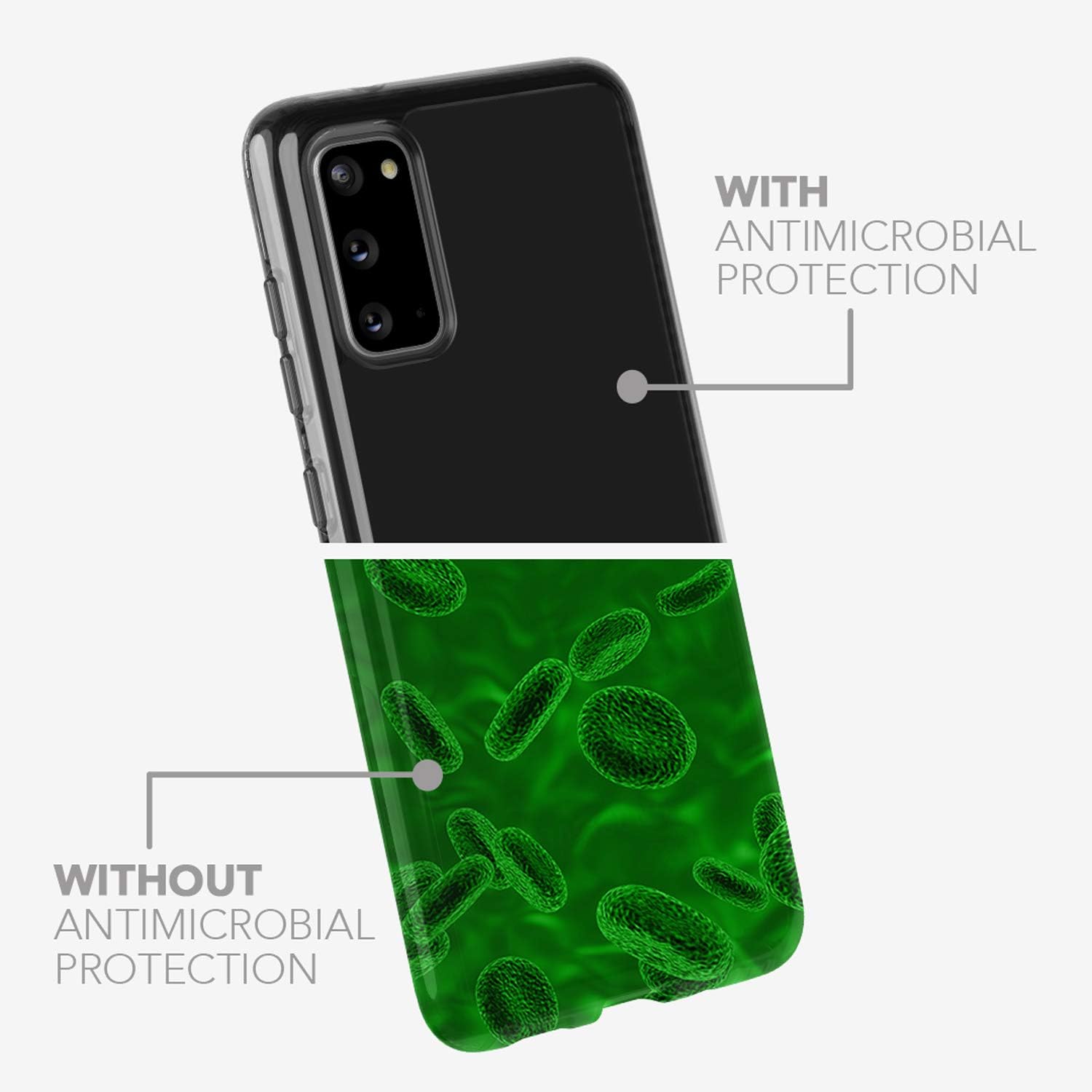 One-Day Sale: Up to 50% Off tech21 Pure Tint for Galaxy S20 5G Phone Case - Hygienically Clean Germ Fighting Antimicrobial Properties with 10ft Drop Protection