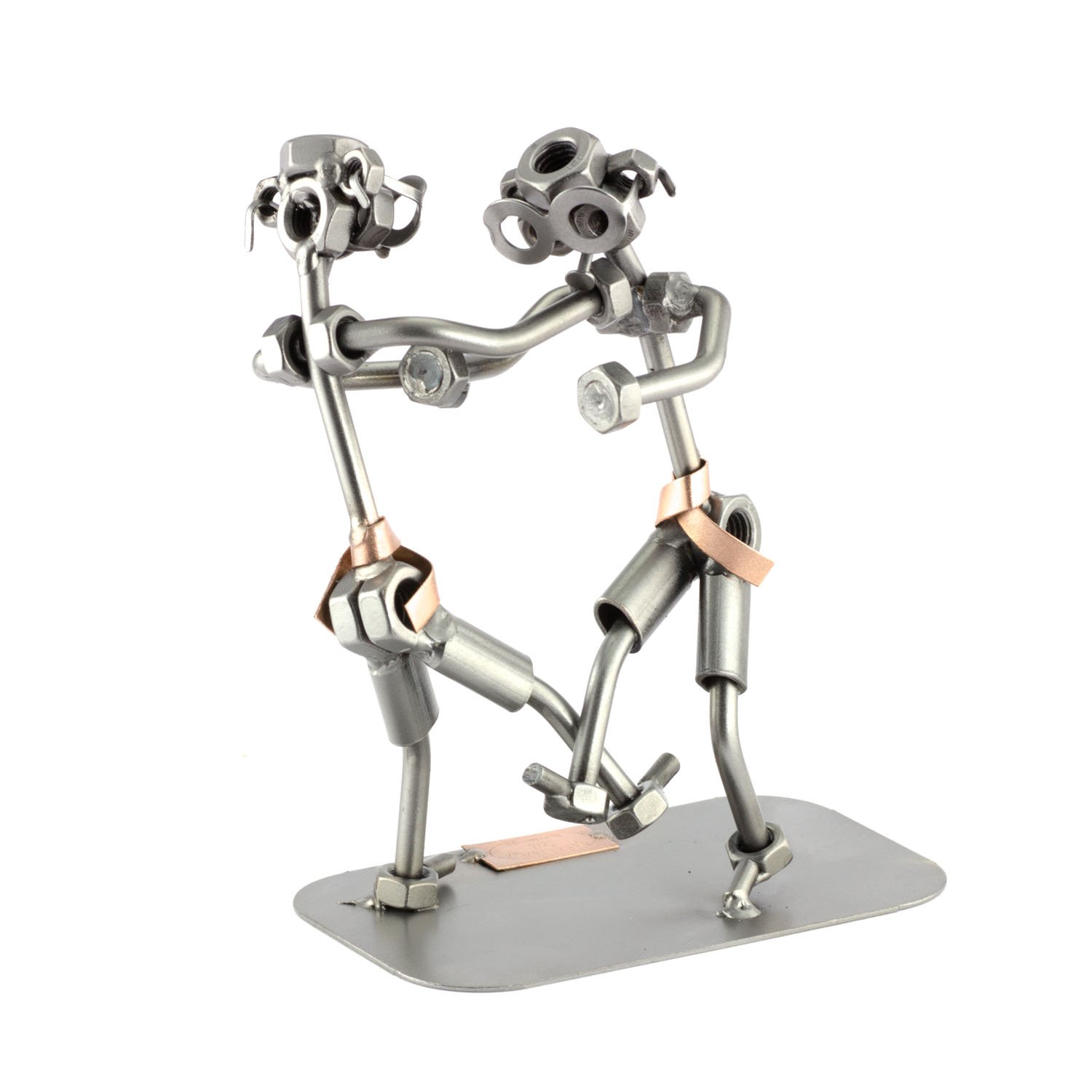 Steelman24 I Nuts and bolts sculpture Judo I Handmade ornaments I Made in Germany I I Metal figurine
