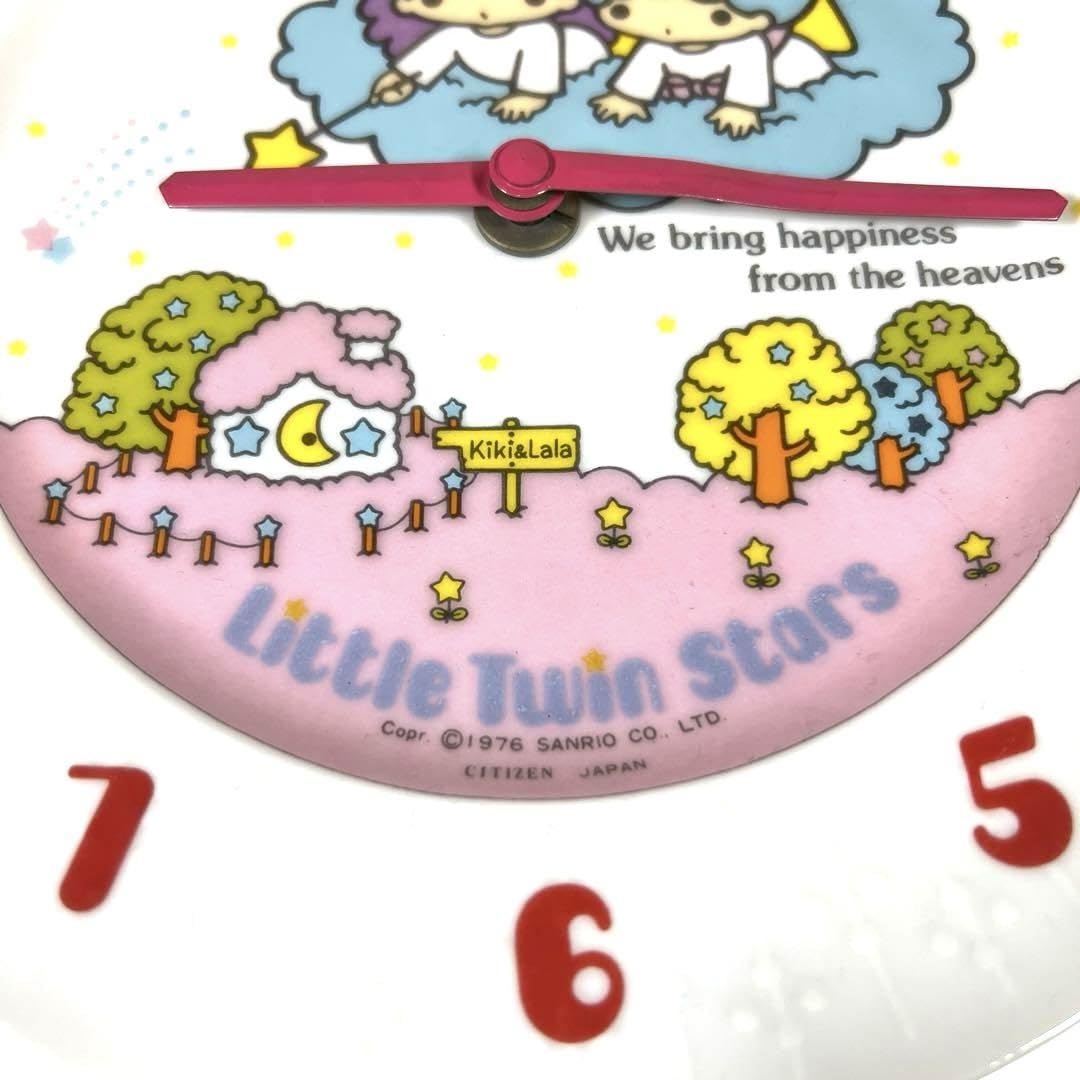 当時物　SANRIO サンリオ　リトルツインスターズ  キキララ  陶器製　時計 Amazon.co.jp: 当時物 リトルツインスターズ キキララ 陶器製 時計