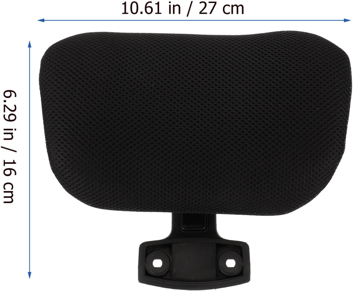 Cabilock Adjustable Office Chair Headrest Attachment Neck Support with Breathable Mesh Attachable Computer Chair Head Pillow for Office Desk and Home 10.62 x 6.29 x 1.18in，Clip-on Design