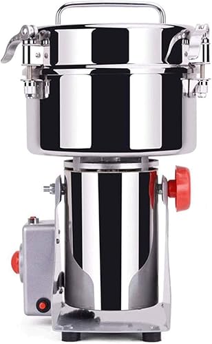 2500g Household Small Crusher, Electric Coffee Grinder, Grain Dry Grinder, Stainless Steel High-Power Spice Grinder, Fine Grinding Crusher