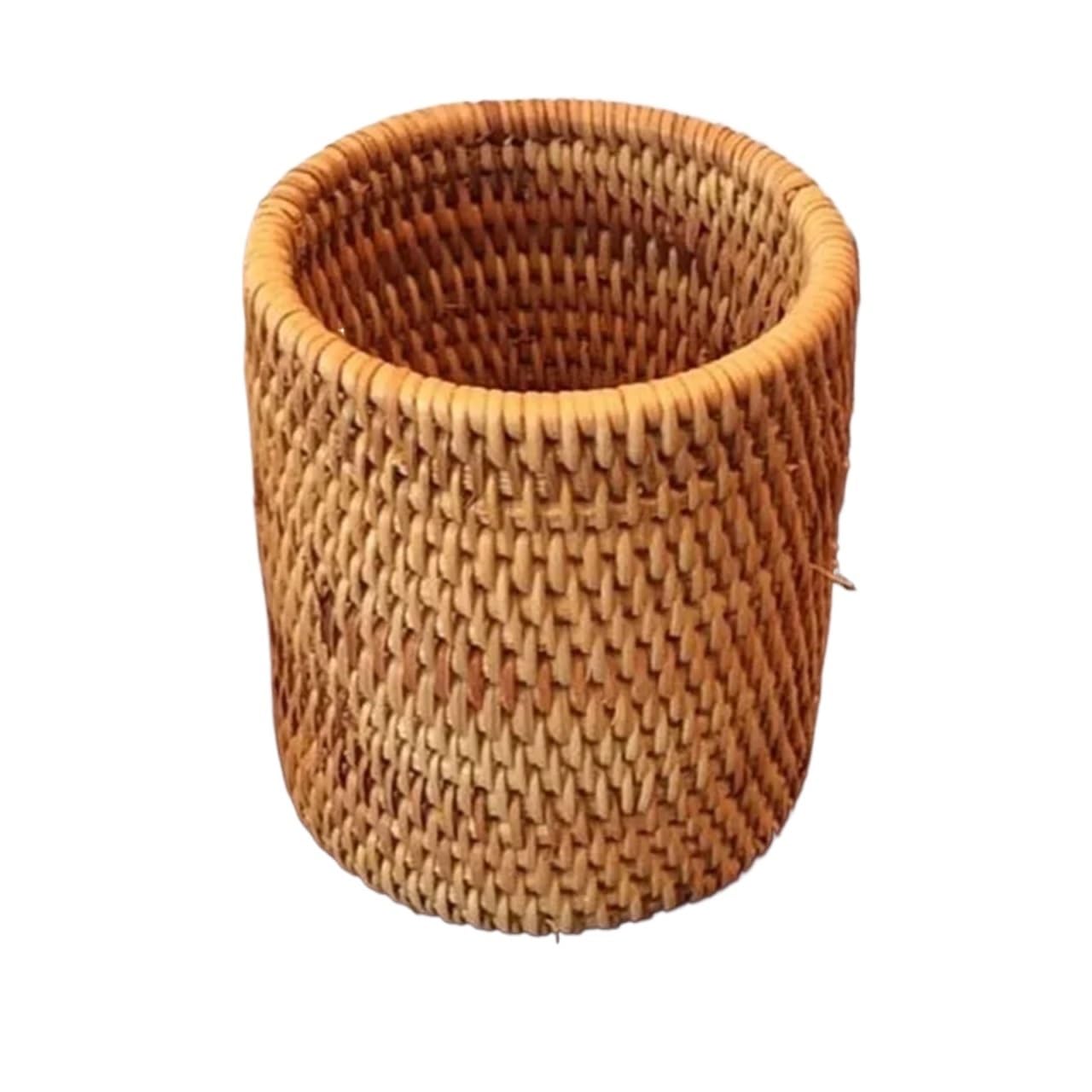 LPACXBYD Bamboo Pen Holder Handmade Autumn Vine Pen Holder Decorative Tea Ceremony Stationery Organizer for Makeup Brushes Writing(B)