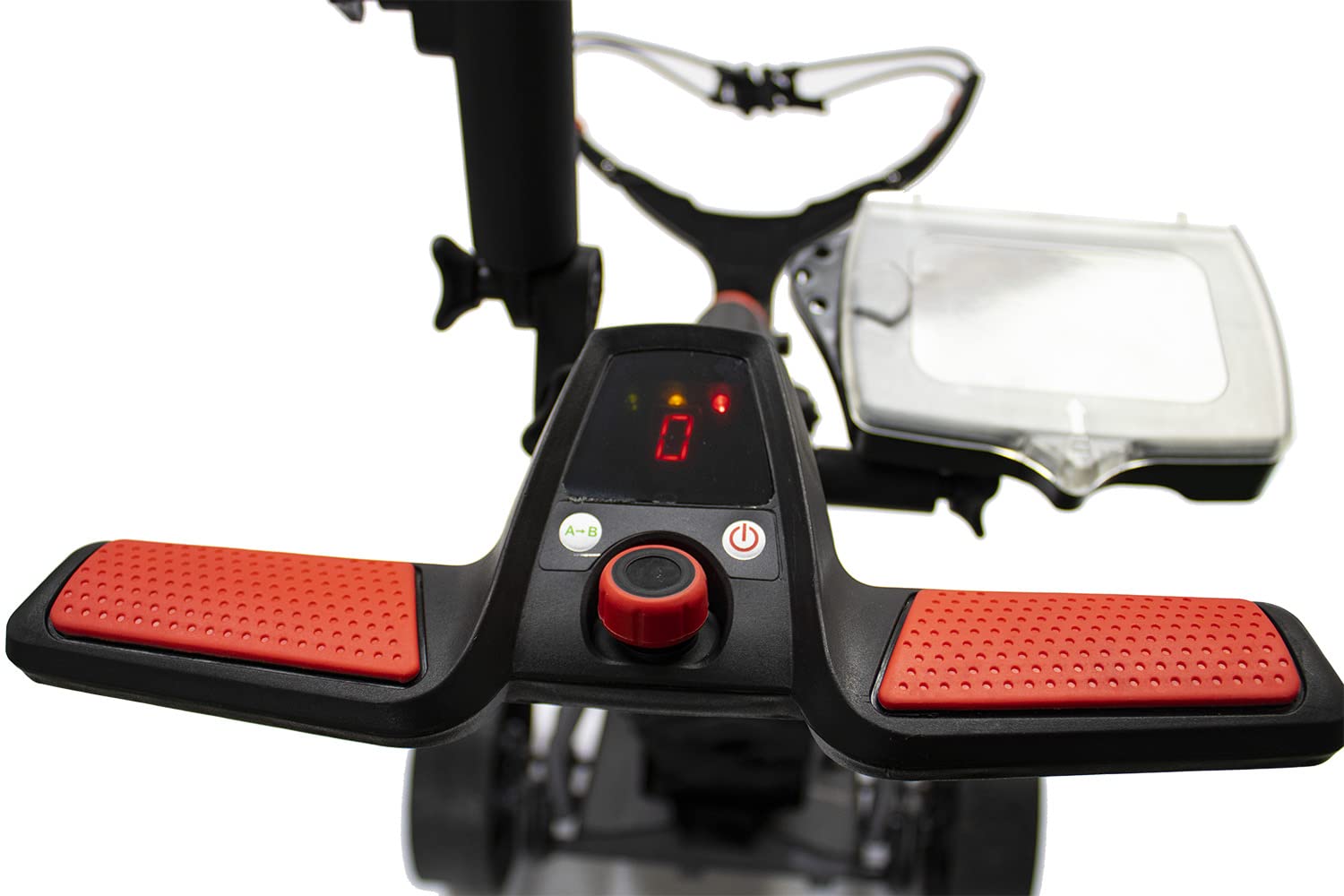 BeeGon Golf Elektro-Golftrolley GT-S500T Pro Black-Red mit 33Ah Blei-Batterie