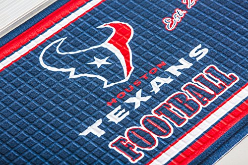 image for Team Sports America Evergreen NFL Houston Texans Embossed Door Mat - 3