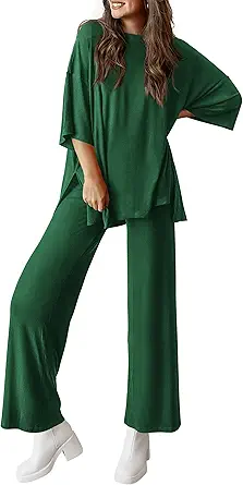 PRETTYGARDEN Two Piece Sets For Women Summer Fashion Lounge Matching Set 2025 Travel Vacation Airport Outfits Clothing