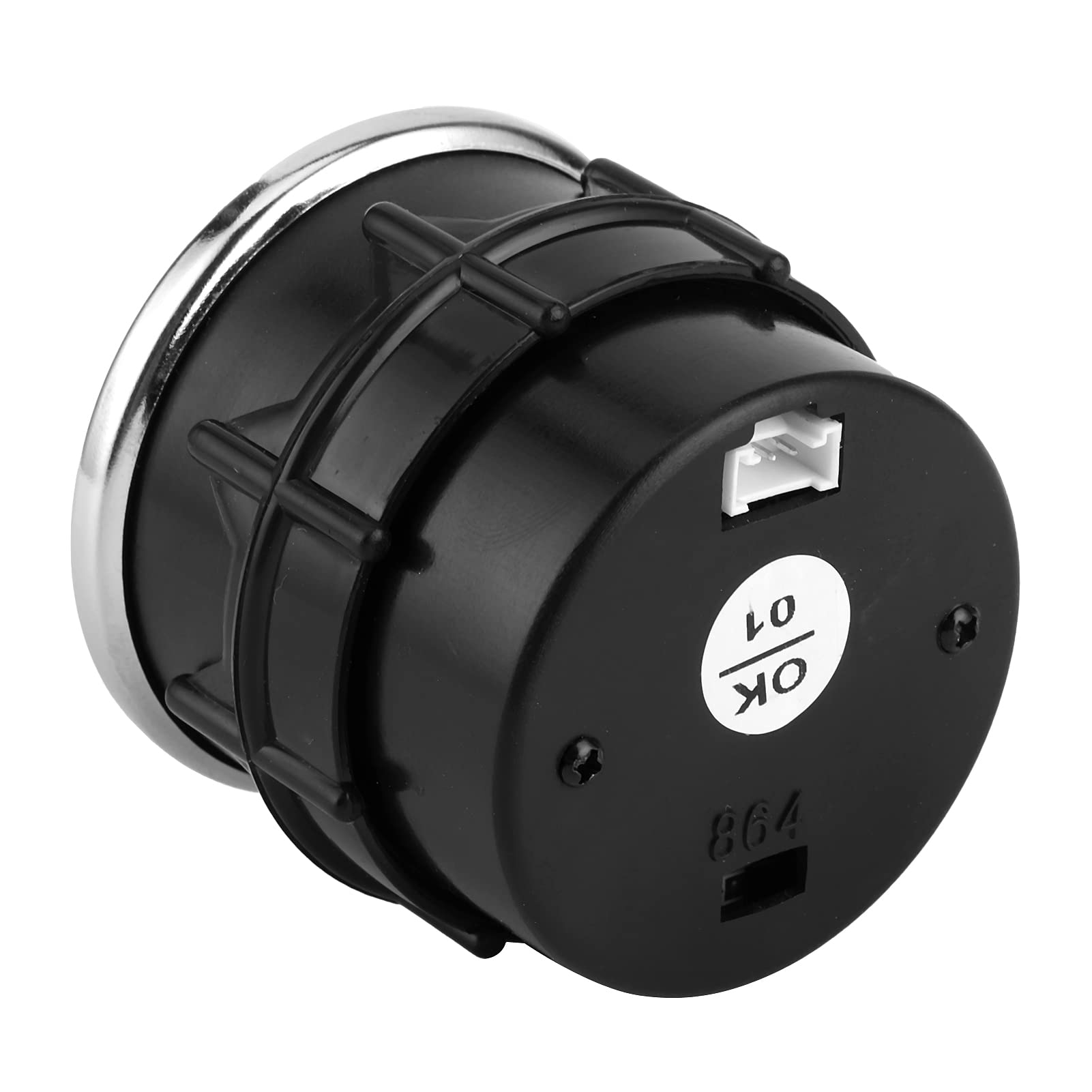 EBTOOLS Jauge de température de l'eau 12 V Kit de compteur de température de liquide de refroidissement à eau universel Jauge de température de l'eau 7 couleurs Affichage LED 52 mm 12 V W/capteur 40