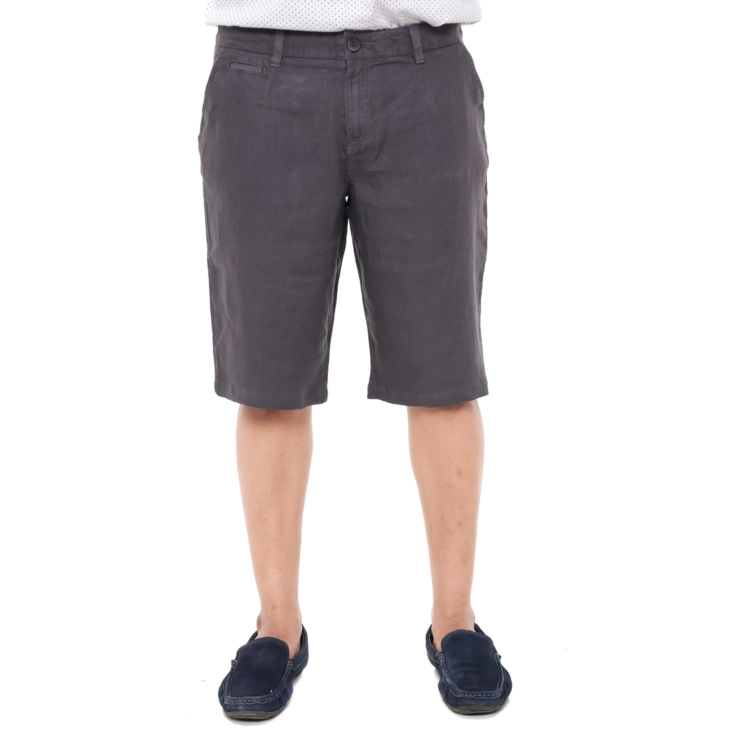 Mens Multicolor Checked Cotton Comfort Night Western Global Desi Wear Pyjama Shorts (Blue ; S)-image-17