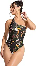 Maiô Feminino Ombro Só Decote Cavado Assimétrico