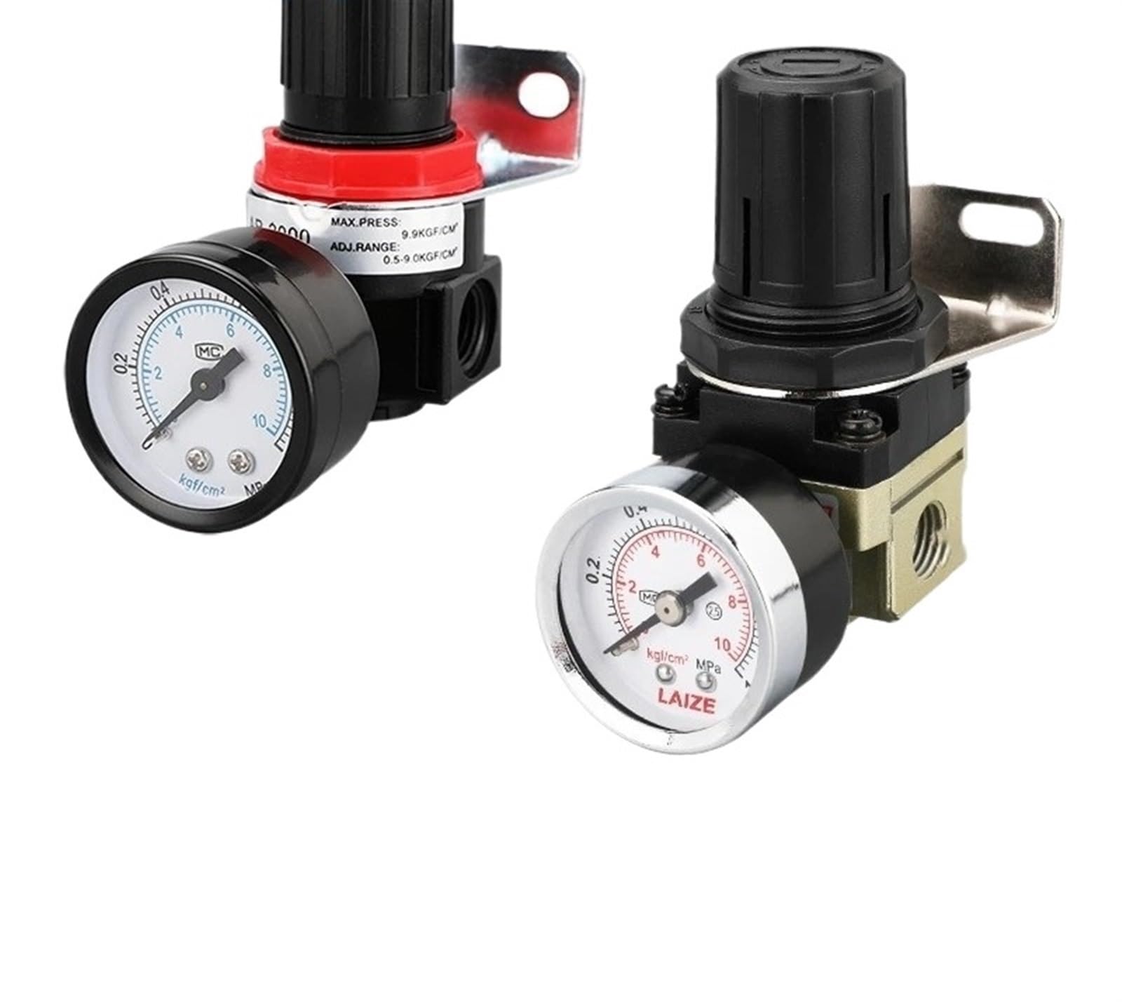 KXIWLUFV AR2000 AR3000 G1/4'' Air Control Compressor Pressure Relief Regulator Valve with Fitting(Ar2000)