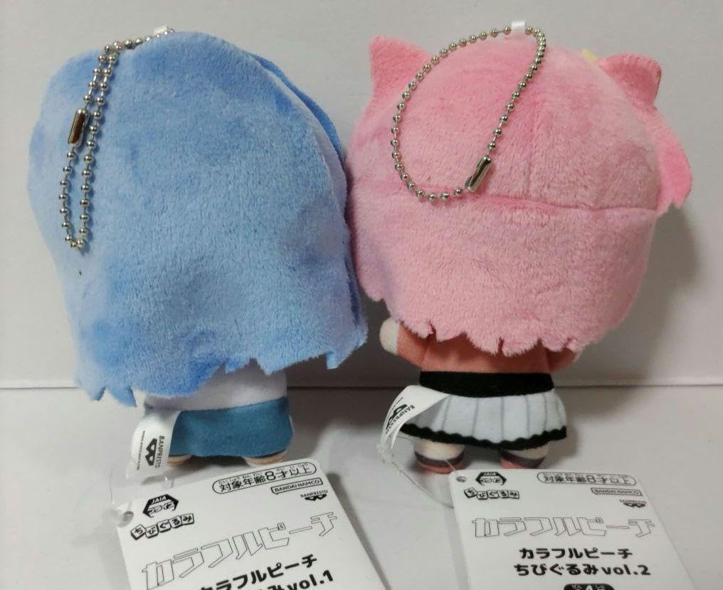 Amazon.co.jp: カラフルピーチ ちびぐるみぬいぐるみ るな のあ 2点