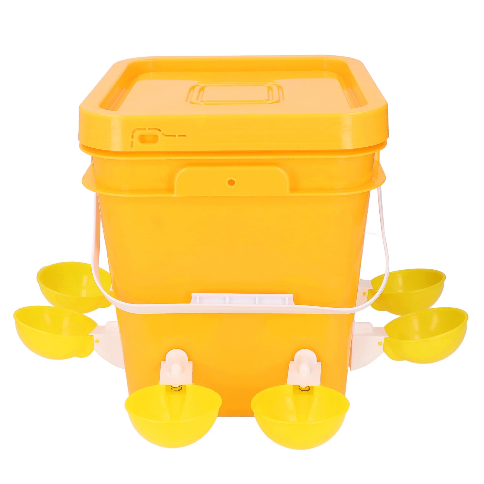 Akozon Juego de Dispensador Automático de Bebedero para Aves de Corral - Juego de Bebedero Automático para Pollos, Pavo de Ganso y Autorreposición de bajo Derrame -, Césped y Jardín (Tazas de Agua