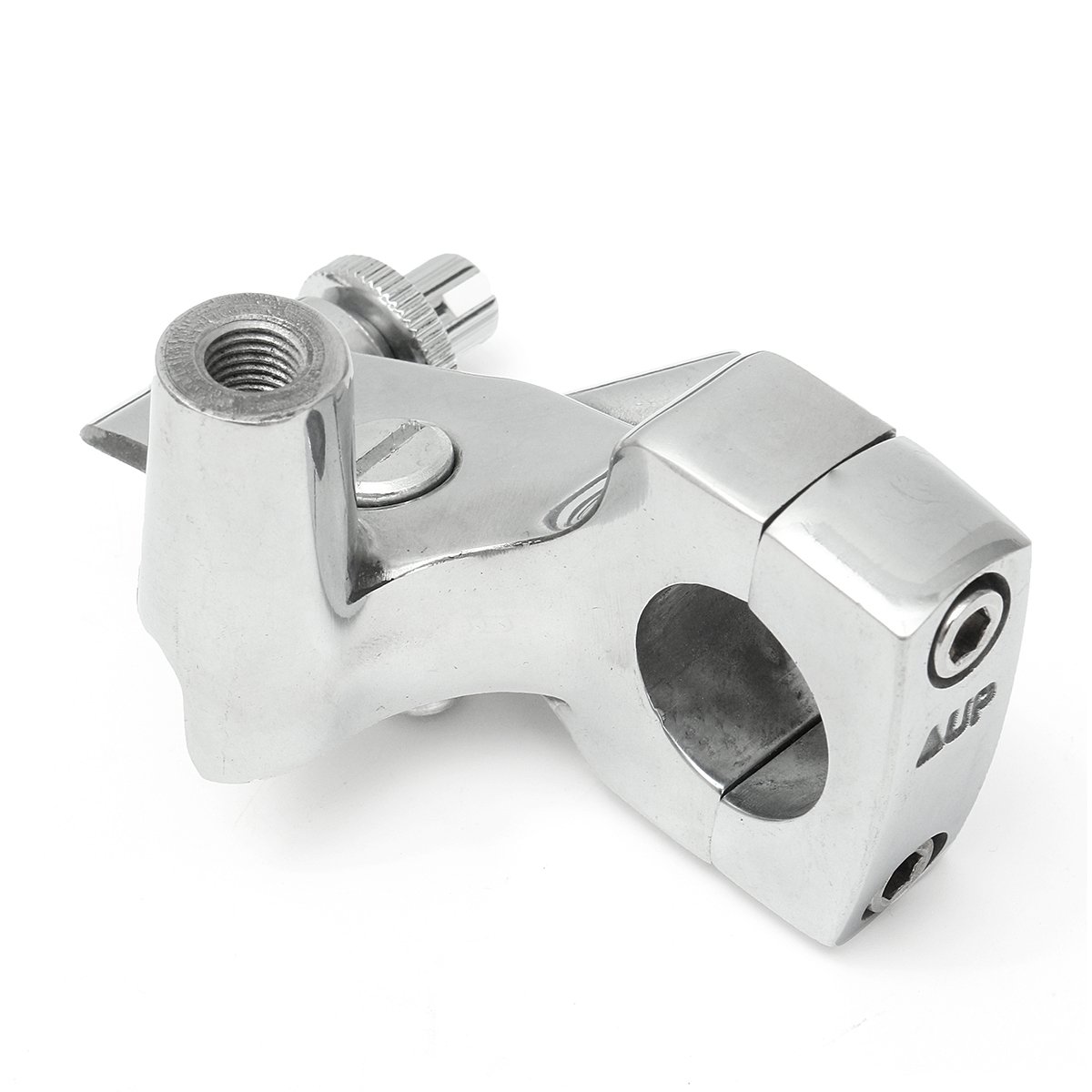 Viviance Supporto Compatibile con Leva Leva Frizione Moto da 25 mm 1 Pollice Compatibile con Harley Honda Shadow 600 VT750 - Argento