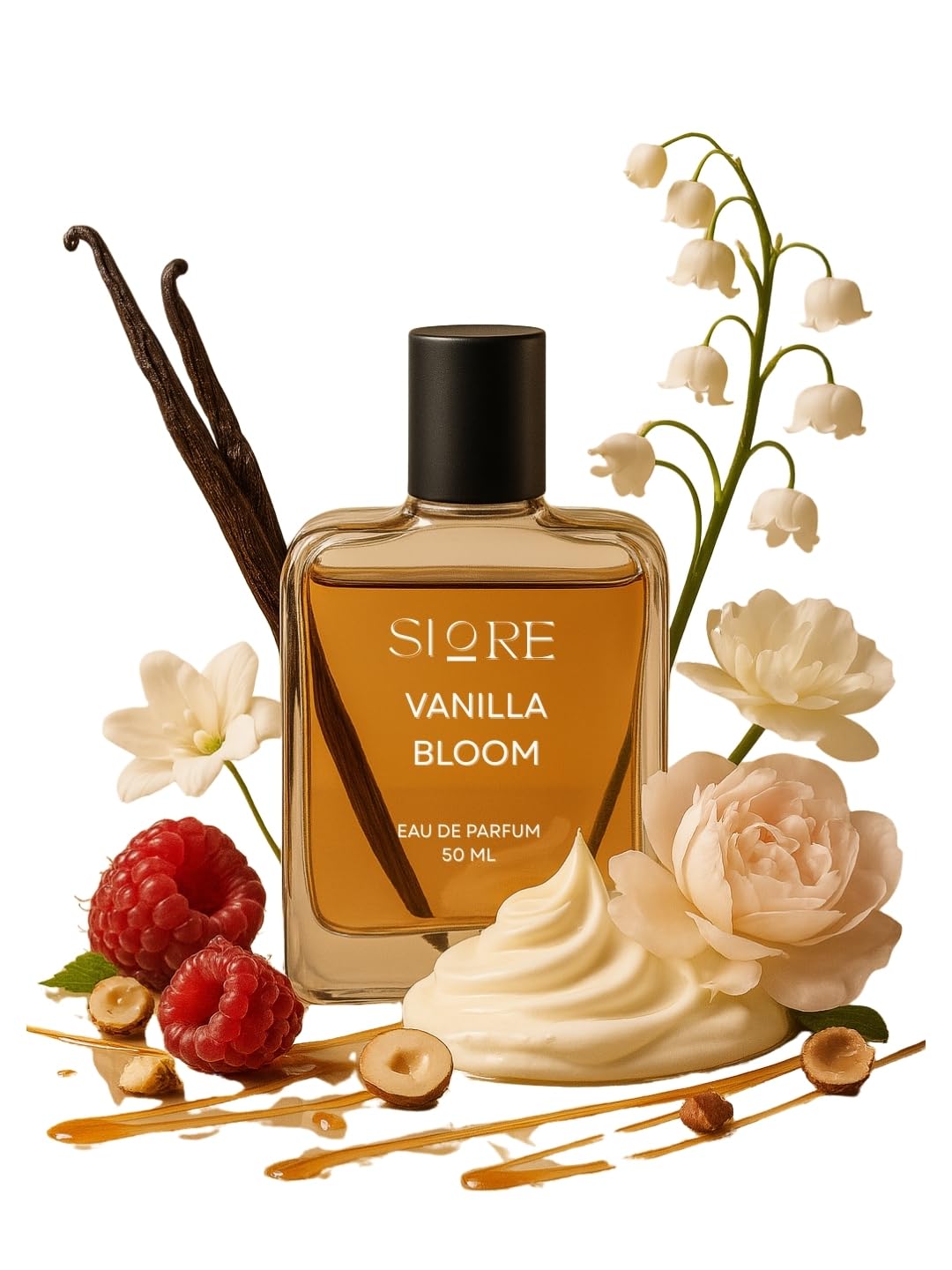 Siore Vanilla Bloom Eau de Parfum, Floral Vanilla Fragrance with Rasberry and White Flowers, 50 ML-image-24