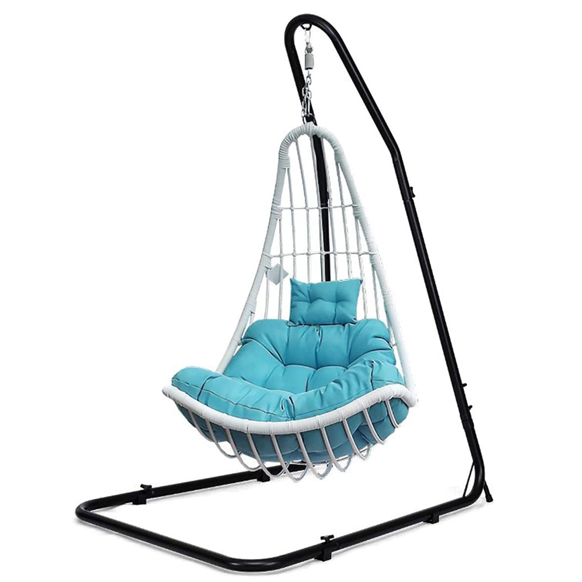 Supporto Per Sedia Sospesa MINGYI - In Metallo Regolabile 200-250 Cm, Portata 150 Kg, Per Amache E Altalene - Foto 3