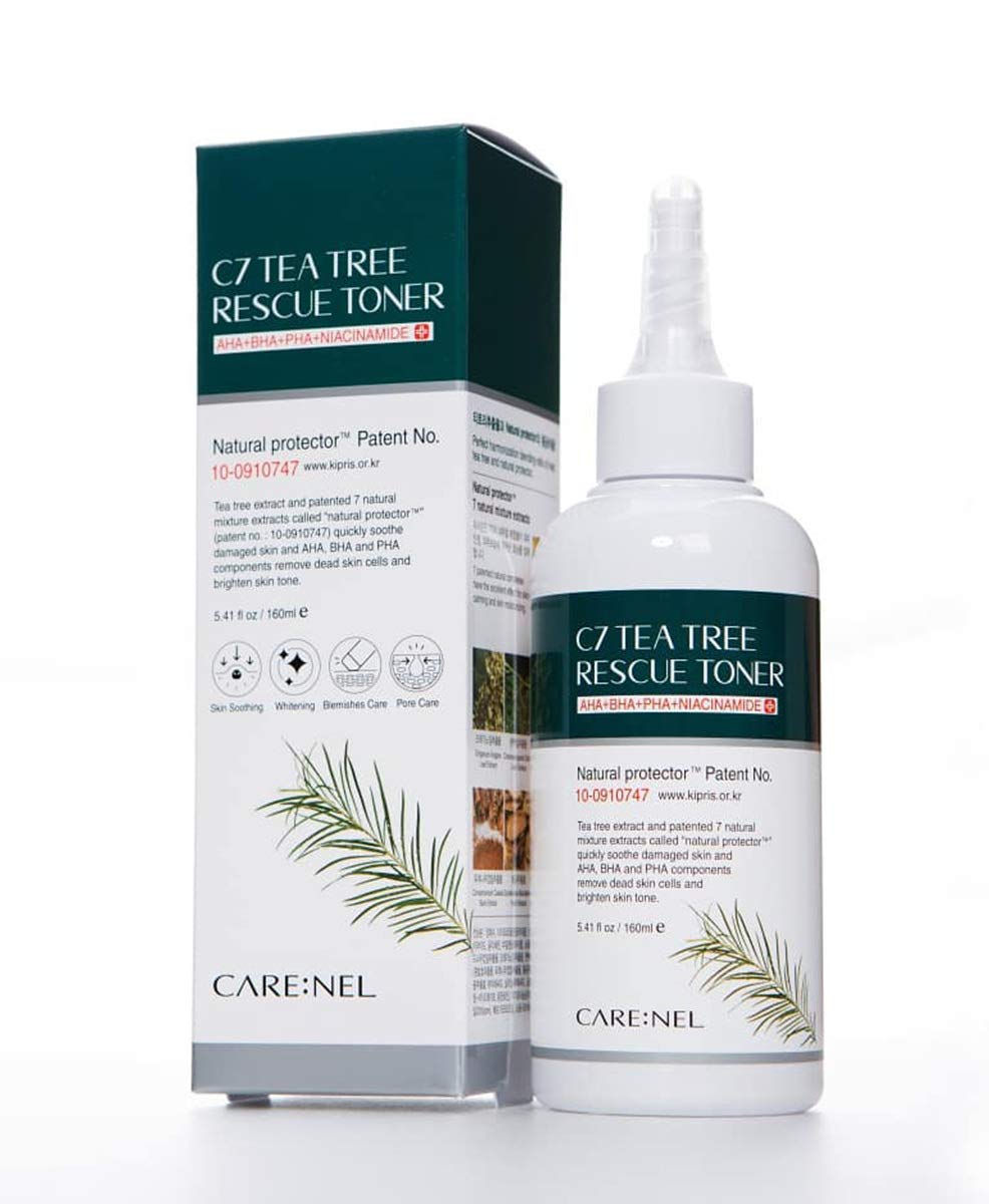 Buy Tea Tree Rescue Toner - 5.41fl.oz/160ml, Anti Aging Korean Skin
Care for face Acne Pore Minimizer - for Oily, Sensitive Prone Treatment
Dry & Combination Types, Prep for Serums Essence & Moisturizers