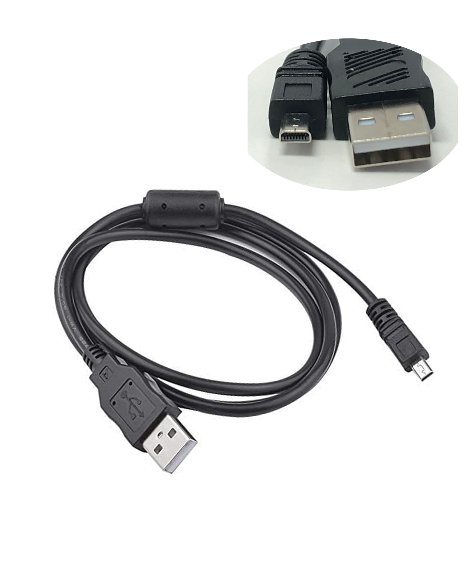 WizFluxMet USB Cable for Sony Cybershot Camera Compatible with Sony DSC-W370 W310 W330 W180 W190 W530 W620 W650 W670 W690 W710 W730 W810 W800 W830