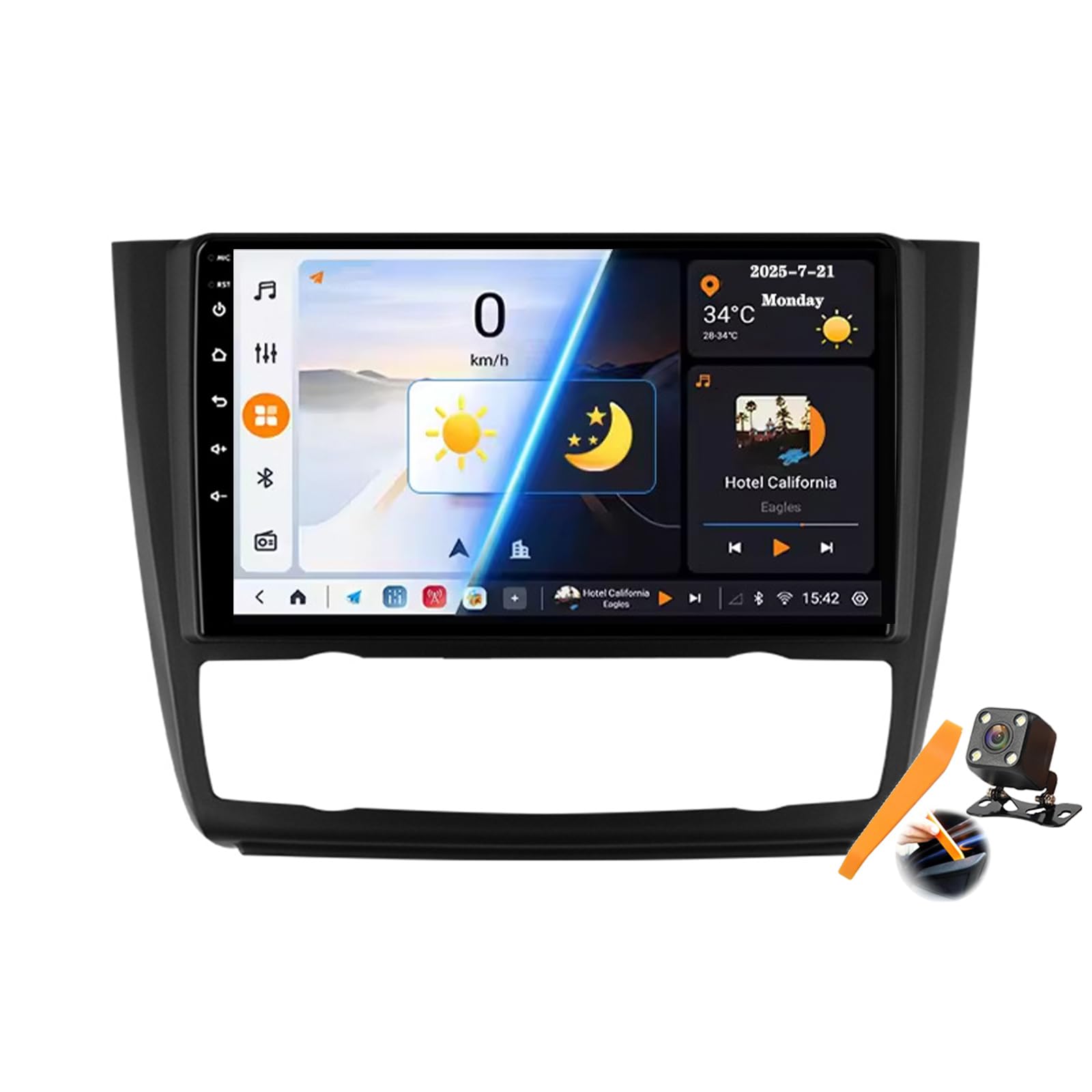 Autoradio GPS BMW E87 E81 E82 E88 2004-2011 Android 15 M6 Pro1 Écran 9 Pouces Carplay - 8