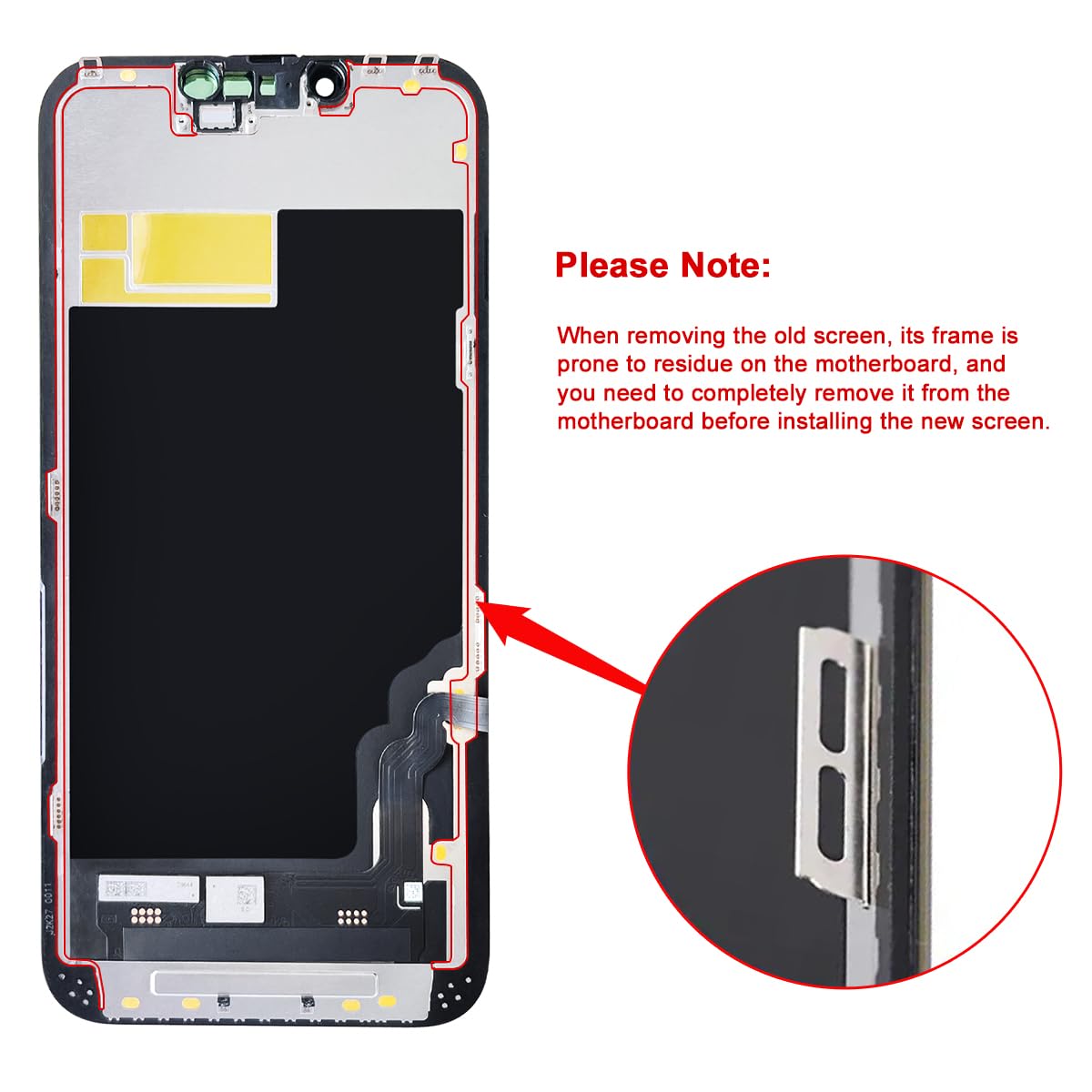 Amazon.co.jp: iPhone 13 画面交換 6.1インチ、フルHD LCD