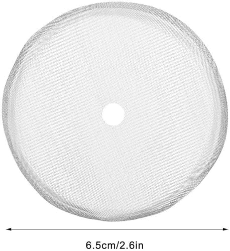 Miniatura 6 de 5 paquetes de 80 filtros de repuesto de prensa francesa, filtro de malla de acero inoxidable de repuesto para cafetera de prensa francesa de 13.2 fl