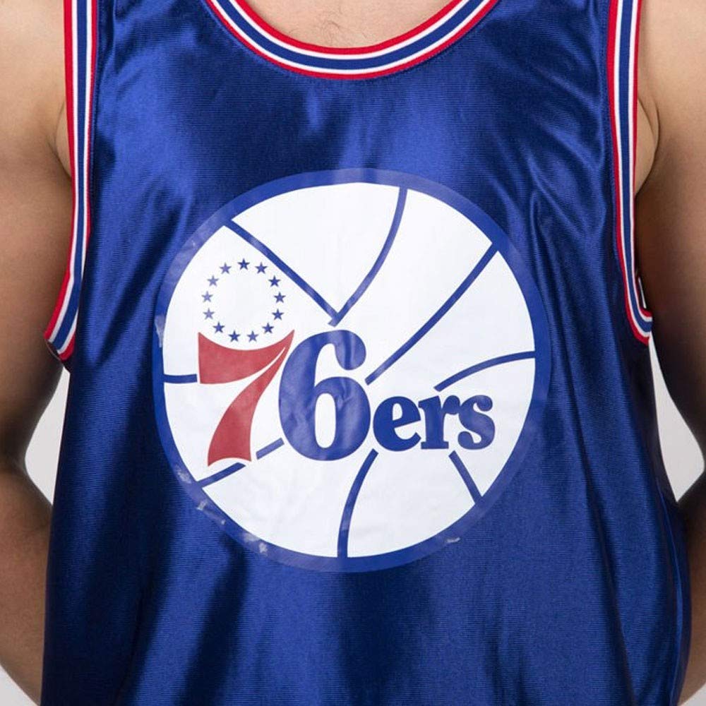 Mitchell & Ness 76ers niebieski podkoszulek męski Dazzle