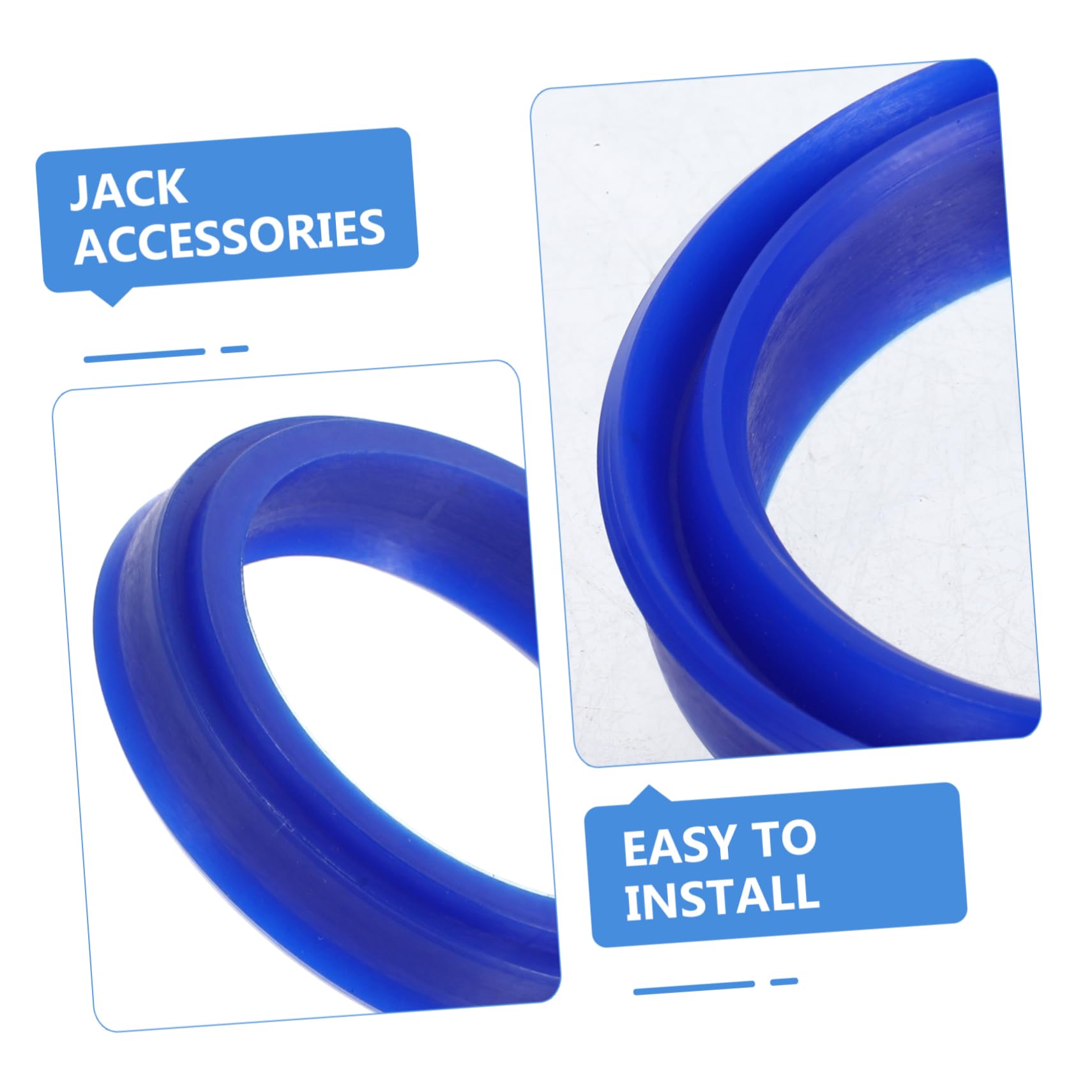 Generico 1 Pezzo 4 10 Paraolio Del Martinetto Cric Per Auto Elettrica Guarnizione Della Macchina Del Caffè Maniglia Del Martinetto Per Bottiglia Martinetto Idraulico Per Auto Blue Plastica