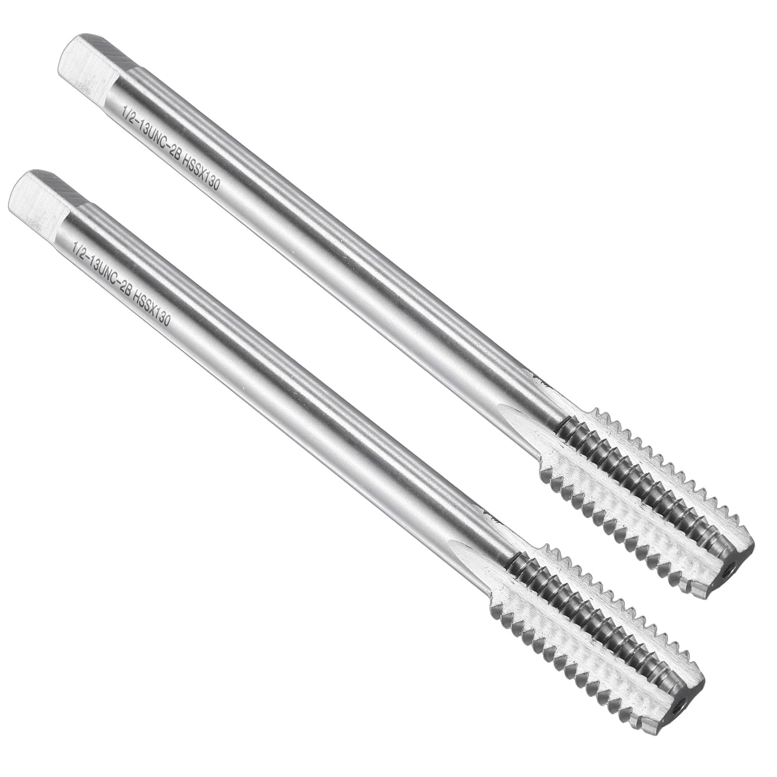 Taraud à vis 1/2-13 UNC extra long de 12,7 cm HSS6542 pour taraudage sur métaux épais