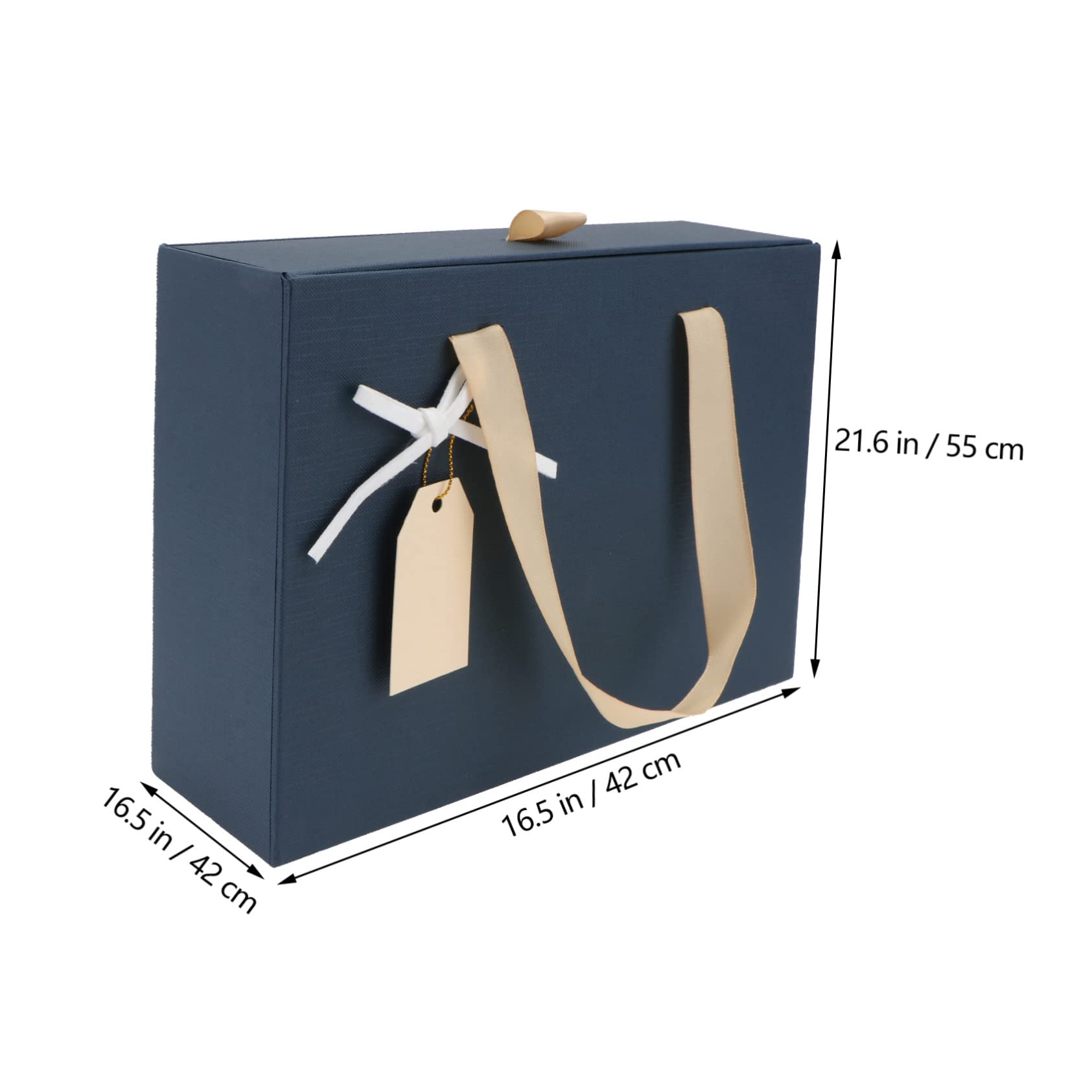 FOMIYES 1pc Oblong Box for Men Dark Scarf Packing Container Lightweight Portable Design for Valentine Day Birthday Celebrations