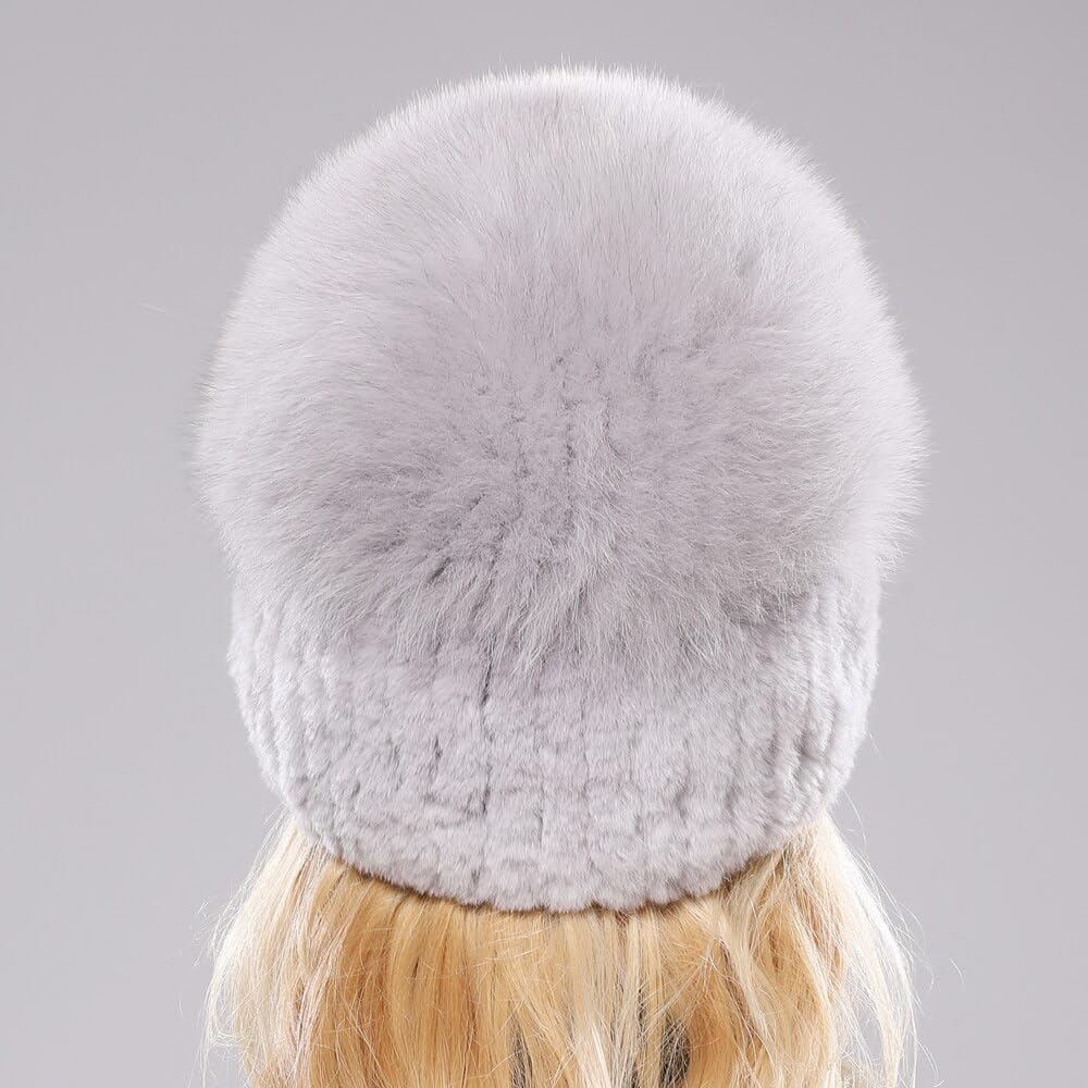 Damska zimowa czapka dzianinowa Top Natural Cap Beanies (wino czerwone, jeden rozmiar)