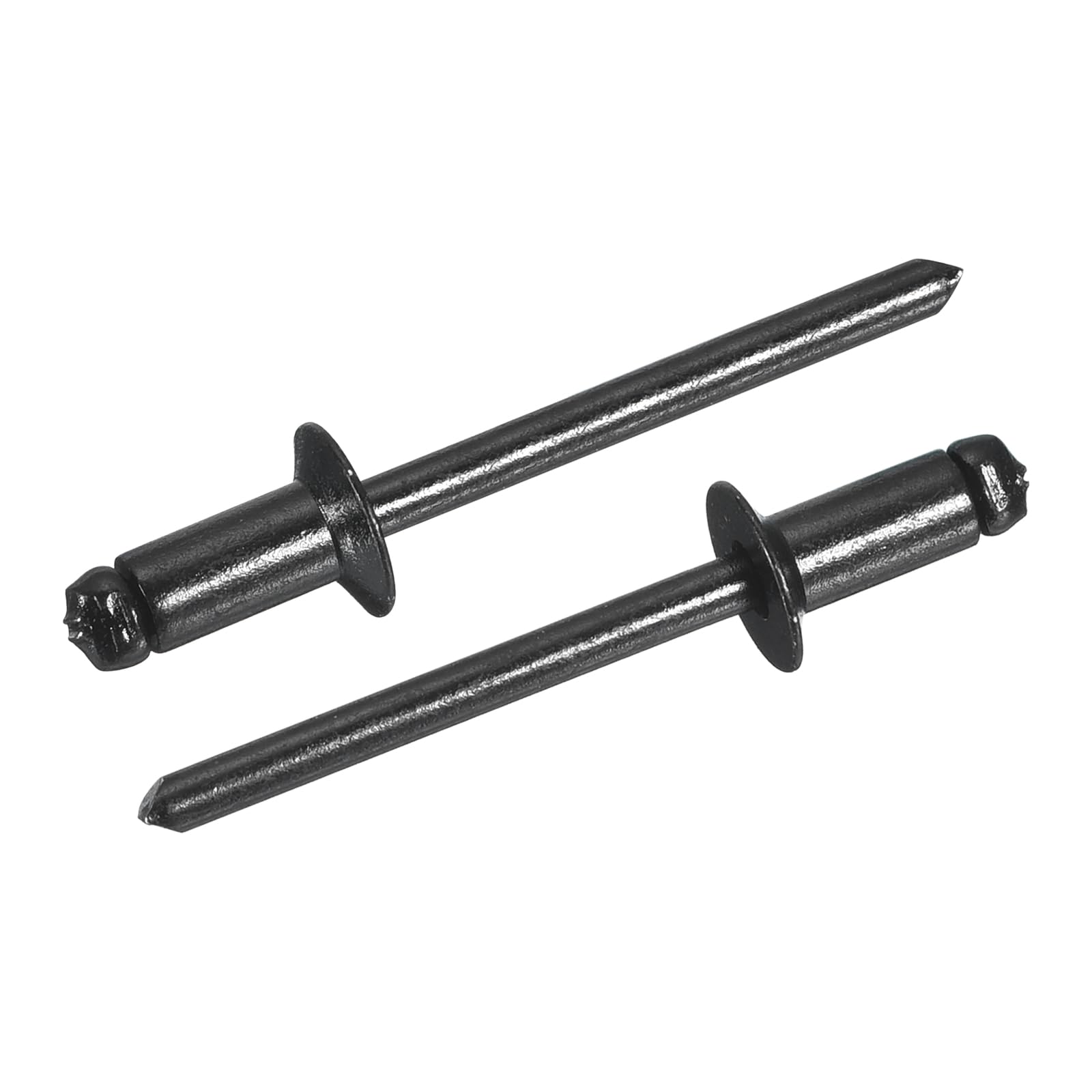 Rivets aveugles alu noir uxcell à extrémité ouverte pour une fixation étanche de conduits