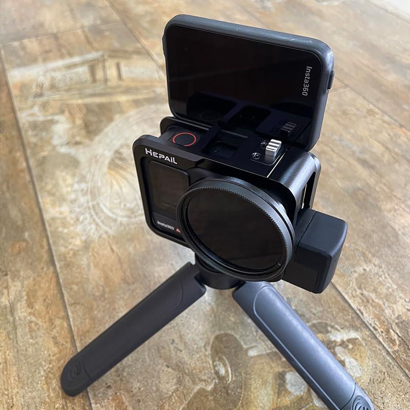 Soporte de Filtro de Metal para Insta 360 Ace Pro Impermeable, Soporte de Filtro para Insta 360 Ace Pro Lente Protectora Accesorios de cámara Deportiva