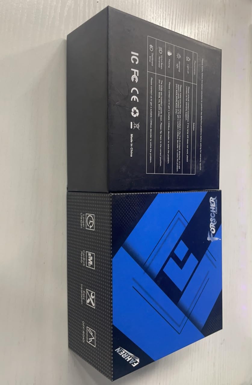 Upgraded HB3/9005 Light Bulb, 30,000LM Super Bright 6500K, 7 Years Long Service Life with Cooling Fan, Real 1:1 Size 9005 Fog Lights, CANbus-Ready Plug and Play, lP68 Waterproof, Pack of 2